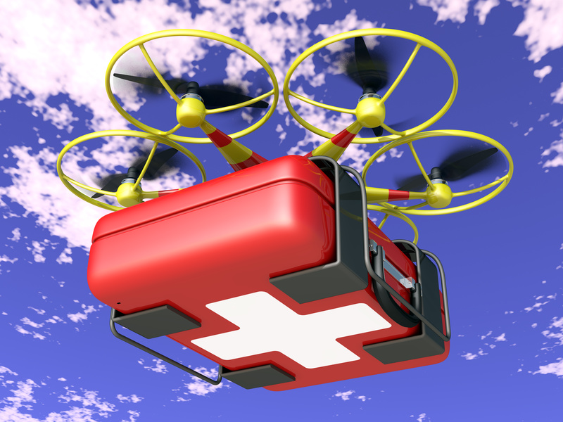 Drones bringing Services to people