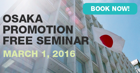 JETRO and O-BIC to Host Tokyo Seminar on Investment in Osaka