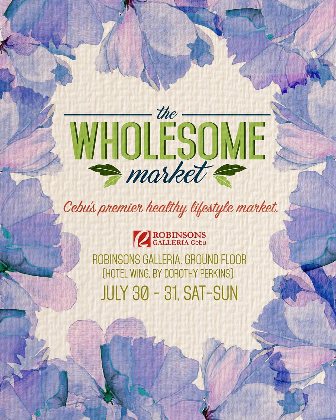 the wholesome market cebu july event