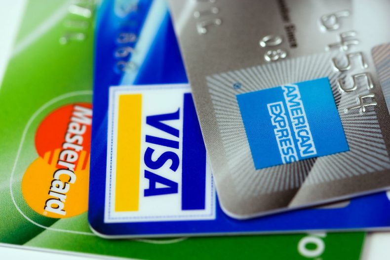 credit cards master card amex visa