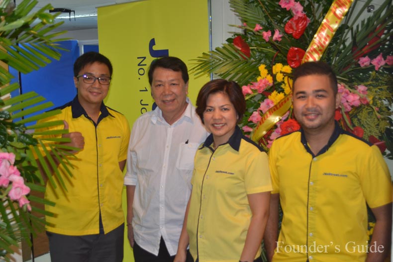 Ryan Tordesillas-JobStreet.com VisMin Provincial Sales Manager, Atty. Sisinio "Bebs" Andales Cebu City Councilor, Ms. Yolanda R. Buyco-Seek Asia Regional Marketing Operations Manager and Mr. Angelo Romano P. Jayno-JobStreet.com Sales Supervisor