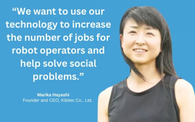 Marika Hayashi of Kibi Tech: Solving Social Issues with Robotics. What Future Do Female Engineers and Entrepreneurs Envision?