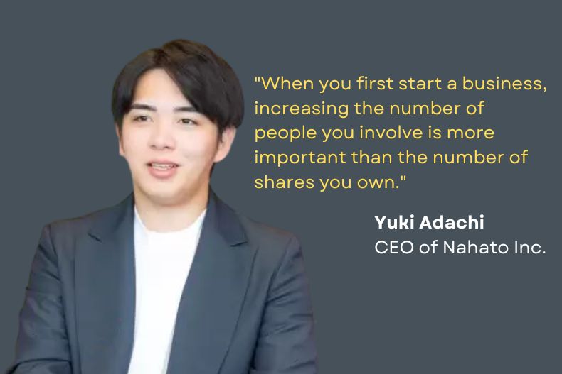 Yuki Adachi CEO of Nahato