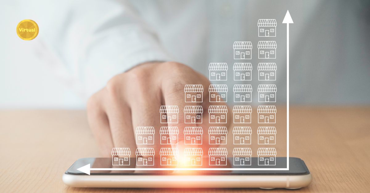 Business professional using cloud-based virtual phone system for international calls