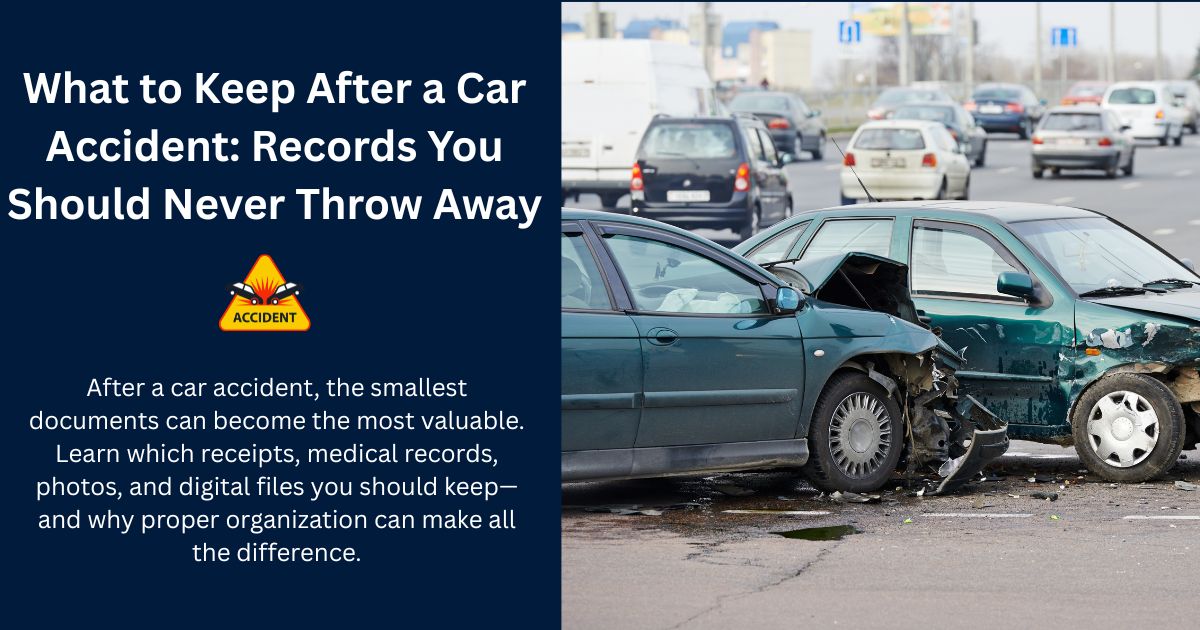 What Should You Keep After a Car Accident That Most People Throw Away
