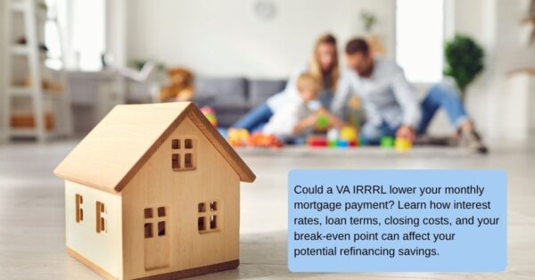home VA IRRRL - a house and a small family